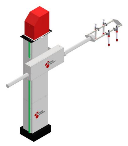 Bottom sprayer/top sprayer