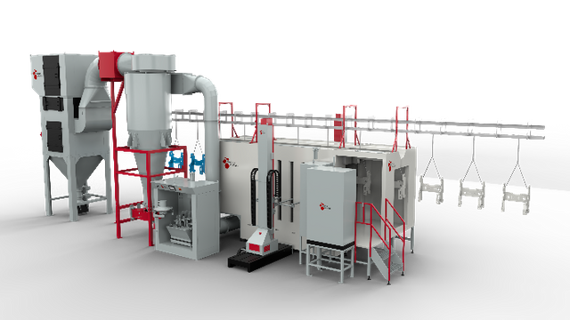 ACB Encapsulated Powder Coating System and System
