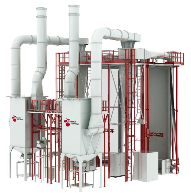 ColorWing Fast Color Change Vertical Powdler Spray Booth and Powder Recovery System
